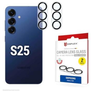 Displex Doppelpack Kamera Schutzglas für Samsung Galaxy S25