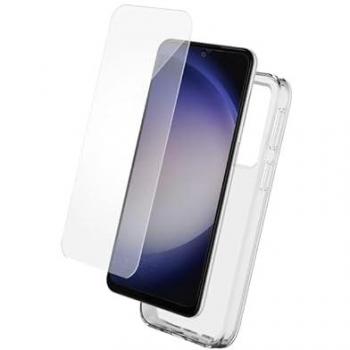 Protection Totale S24 BigBen : Coque Transparente + Verre Trempé 9H