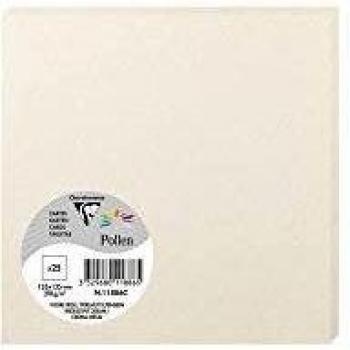 Carte faire part Clairefontaine 210g 135 x 135mm par 25