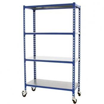 Simonrack Mobile Plus – Étagère bleue galvanisée