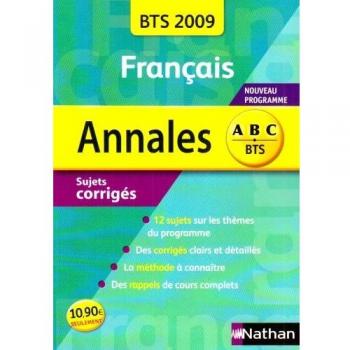Annales Français BTS 2009