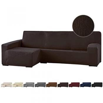 Protector de Sofá Chaise Long L – Tela elástica, fácil ajuste