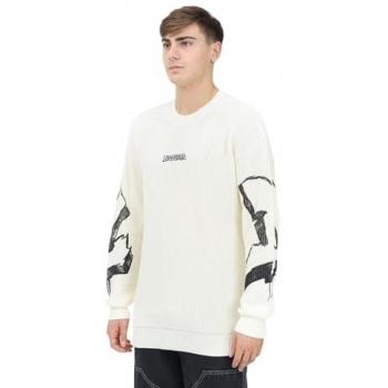 Girocollo Uomo Logo Panna S