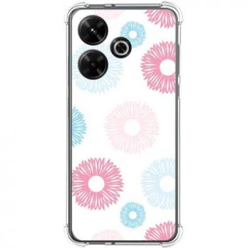 Funda Antigolpes de Silicona Xiaomi Redmi 13 4G Diseño Flores 06
