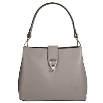 Cluty Damen Umhängetasche, italienisches Leder