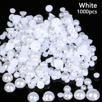 Cuentas Blancas Marfil 1000 Unidades – Manualidades y Artesanía