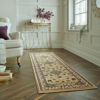 Tapis Oriental en Polypropylène Beige 60x230
