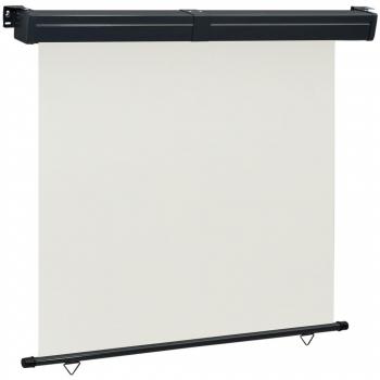 VidaXL Balcony Side Awning 175x250 cm Cream