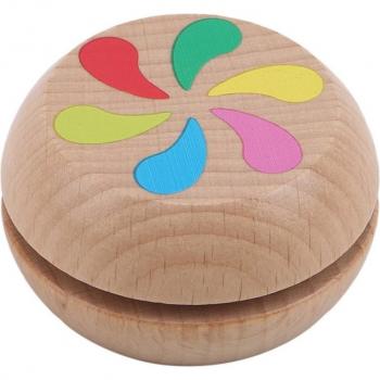 Holz-Yo-Yo mit Windmühlen-Design