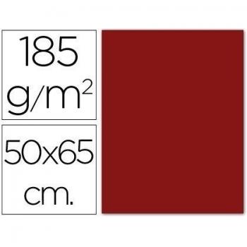 Pappe Iris Granatrot 50 x 65 cm (185 g, 25 Stück)