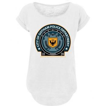 F4NT4STIC DC Comis Superhelden Batman Gotham Police Dept Shirt – Damen, S, weiß, kurzärmig