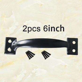 Black Iron Sliding Door Handle
