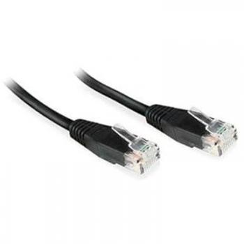 MICROCONNECT U/UTP CAT6 0.25M PVC Svart