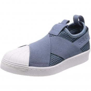 Adidas Damen Superstar Slip-On Fit Schuh Grau (Grinat/Ftwbla), Größe 36 2/3 EU