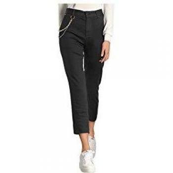 Collants Femme Guess CANDIS CHINO 7/8 Noir