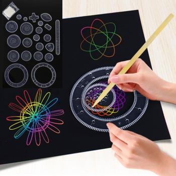 Creative Spirograph Ruler Kit