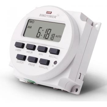 Interrupteur programmable avec compte à rebours 12V 24V 110V 220V