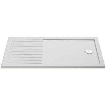 Hudson Reed Nuie White 1700mm x 700mm Slip Resistant Walk In Shower Tray