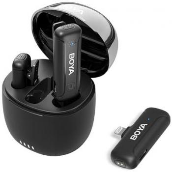 Microphone de studio mobile Boya BY‑WM3T‑D2 Lightning