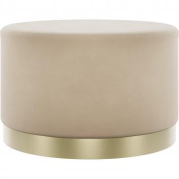 Lara Large Velvet Pouffe