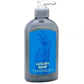 2Work Luxury Pearl Hand Soap Aloe Vera/Almond Oil 300ml (Pack of 6)