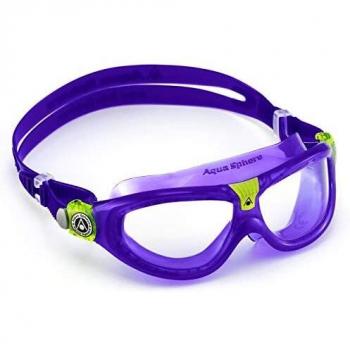 Seal Kid 2 d’Aqua Sphere Masque de natation unisexe adolescents couleur verre clair violet taille unique