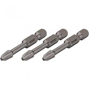 Kit de bits de torsion à chocs 2215SLG‑PH3/3 : 3 pièces, hexagone massif 1/4, profil Phillips PH3