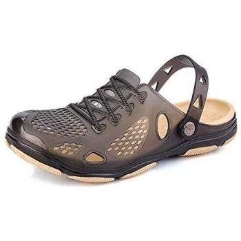 Hospital & Pool Side Clogs for Men – Black/Yellow Combo