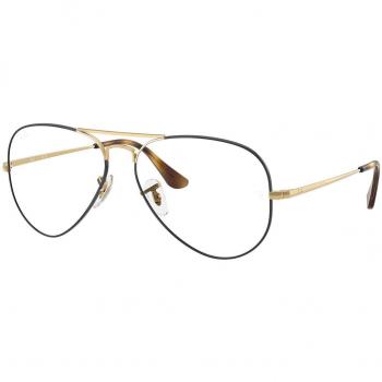 Ray-Ban RX6489 Aviator 3177 Unisex Eyewear Tortoiseshell Size 55