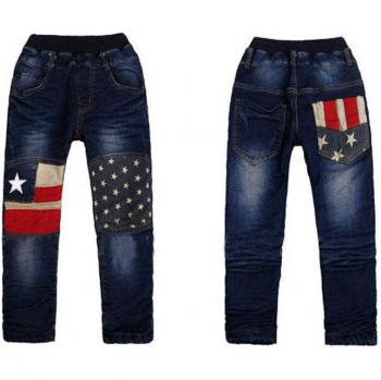 Frühling Kinder Jeans Patchwork 3-12 Jahre