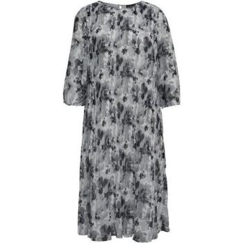 Robe plissée à fleurs