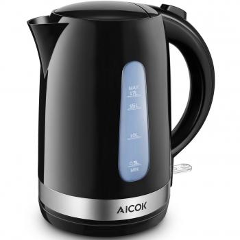 Aicok Bollitore Elettrico 2200W, 1.7 L – Tè & Tisane in Viaggio