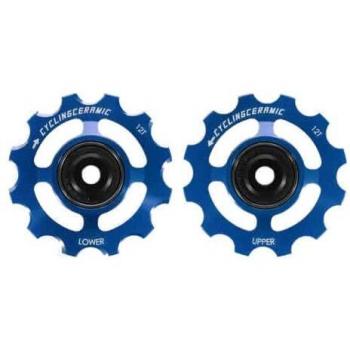 Blaues Laufrollen-Set für Campagnolo 12V