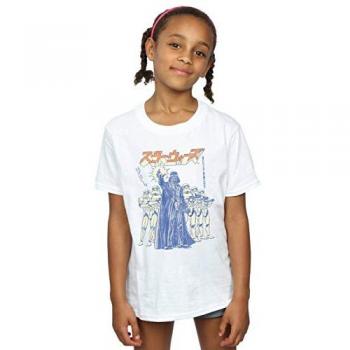 Star Wars Girls Cotton T-Shirt Kanji Force Choke
