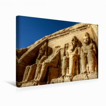Abu Simbel Tempel Druck – 45 × 30 cm Premium-Leinwand