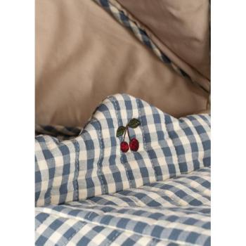 Landau Enfant Vichy Bleu Konges Slojd