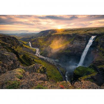 Ravensburger 12000110 Puzzle 1000 Teile Haifoss auf Island