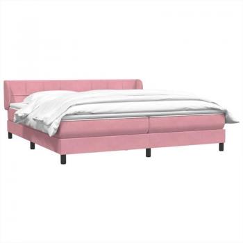 Letto Conforto Rosa 180x210 cm a Molle e Materasso