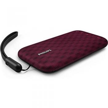 Philips BT3900P Shockproof Bluetooth Speaker with USB Cord and Integrated Mic