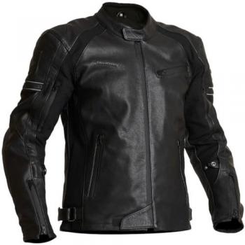 Selja Moto Veste en cuir noir, 54