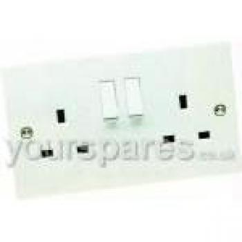 Wellco 13AMP Twin Switched Wall Socket