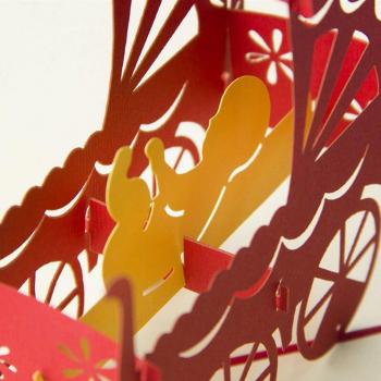 3D Pop-Up Holiday Greeting Card