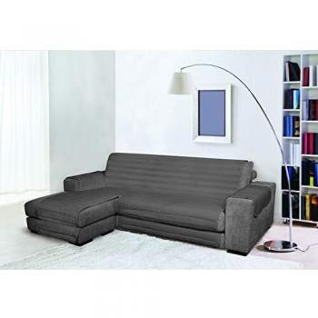 Copridivano in microfibra TRENDY grigio scuro