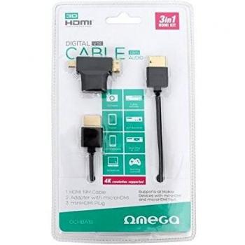 Adaptador HDMI Omega OCHBA18 Minimicro 1.8M