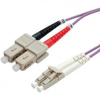 VALUE 21998761 LC-SC Duplex OM4 Fiber Optic Cable