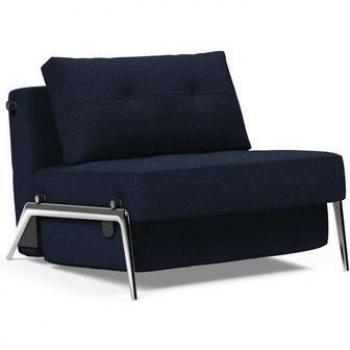 INNOVATION LIVING™ Schlafsessel CUBED – Frontauszug, platzsparend, abgewinkeltes Sitzen – Liegen