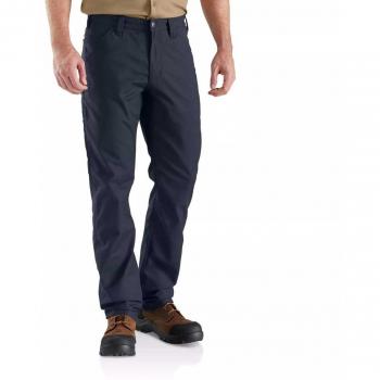 Pantaloni Uomo Carhartt Rugged Stretch Canvas Blu 34