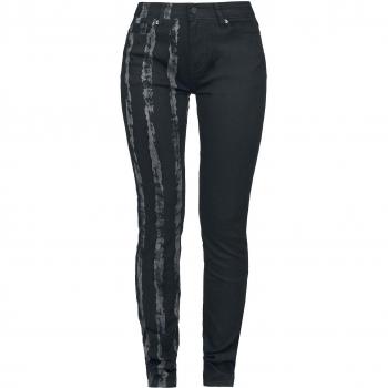 Jeans a Lunga Stirpe nera per Donna W27-L34