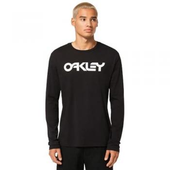 Maglietta Oakley Mark II 2.0 manica lunga nera e bianca