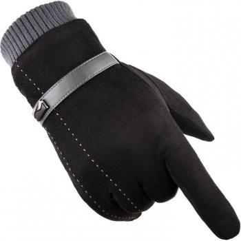 Men's Winter Furry Touch Screen Gloves